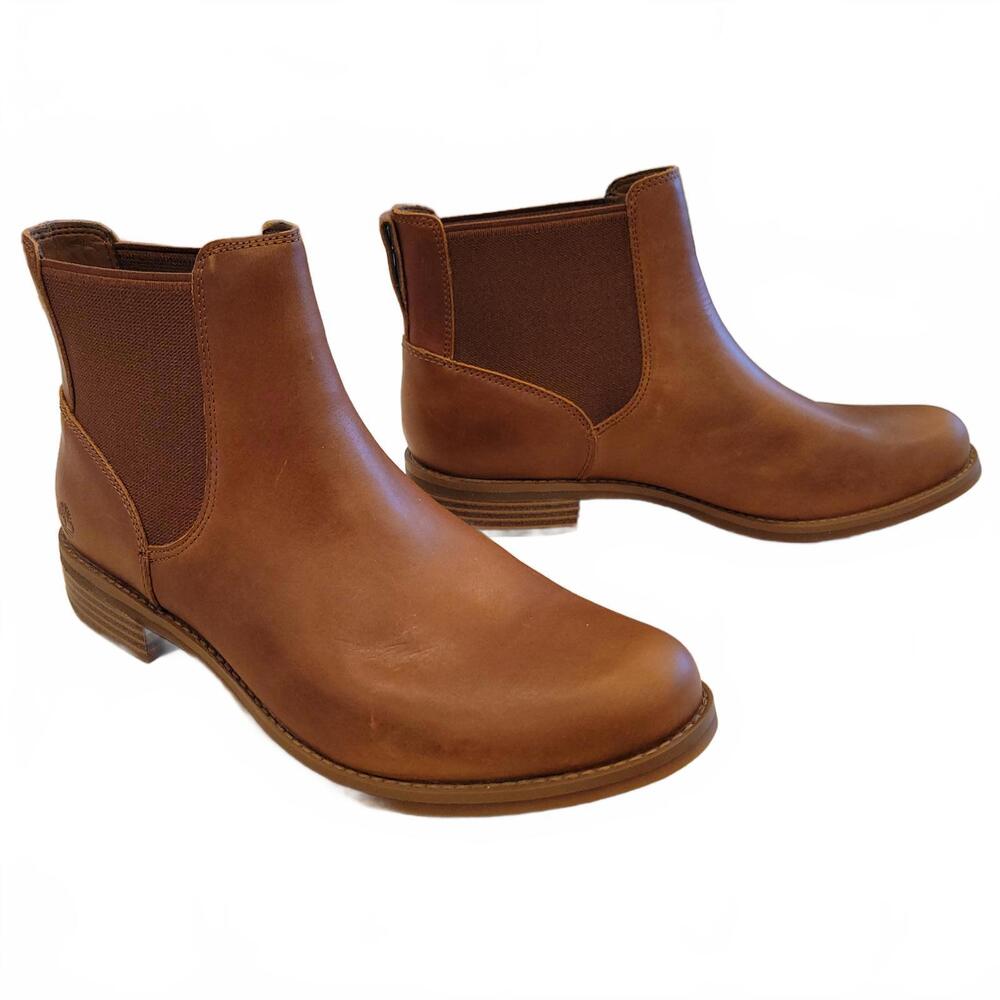 Timberland Women's Chelsea Leather Boots, Size 11, New w-box
